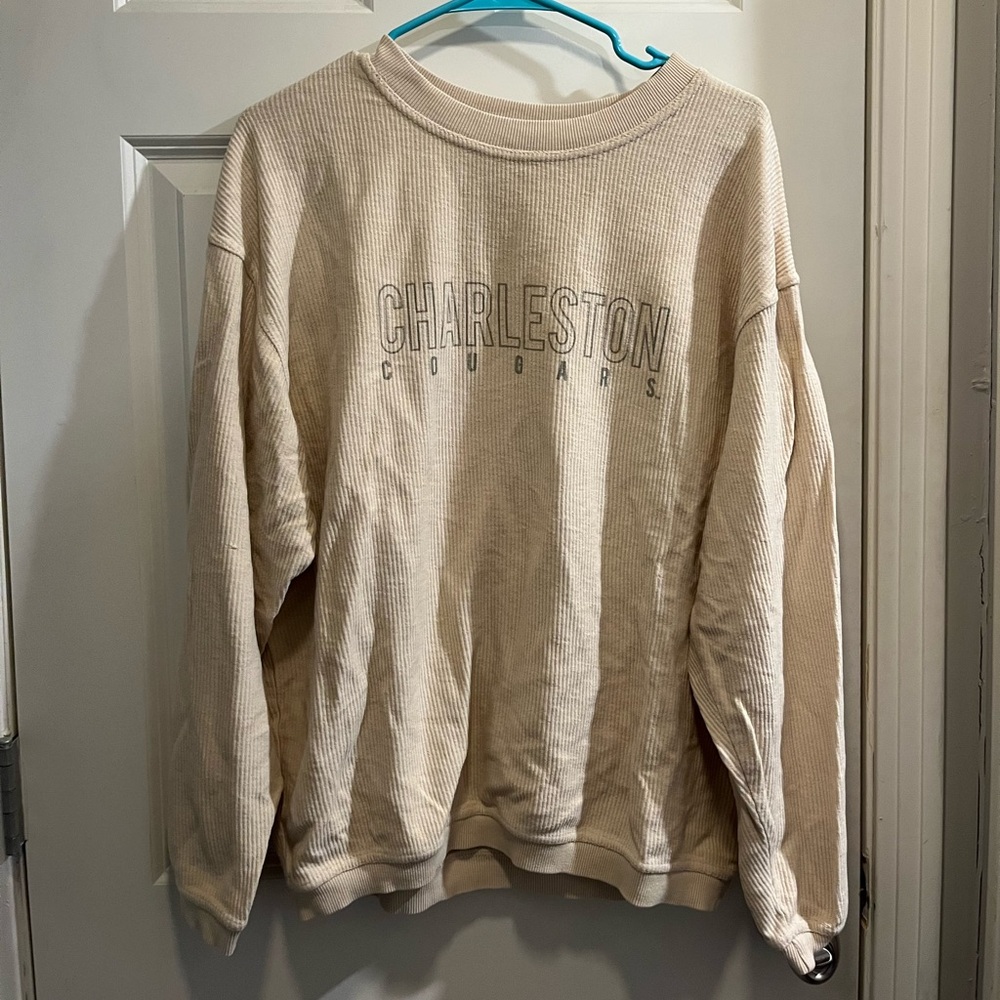 Charleston Cougars Ribbed Crewneck